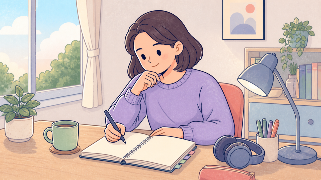 【学習法A2】英語学習日記の書き方：1日3行で復習と継続をつなぐ