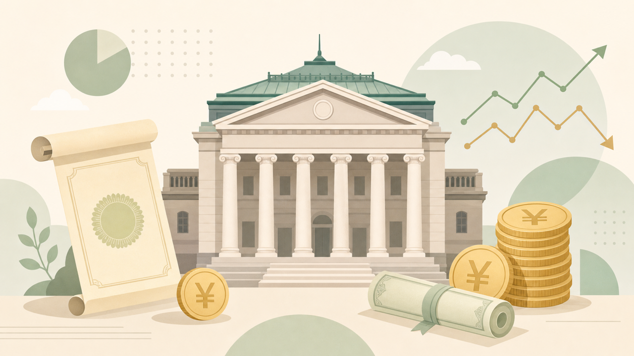 日銀と国債のイメージ