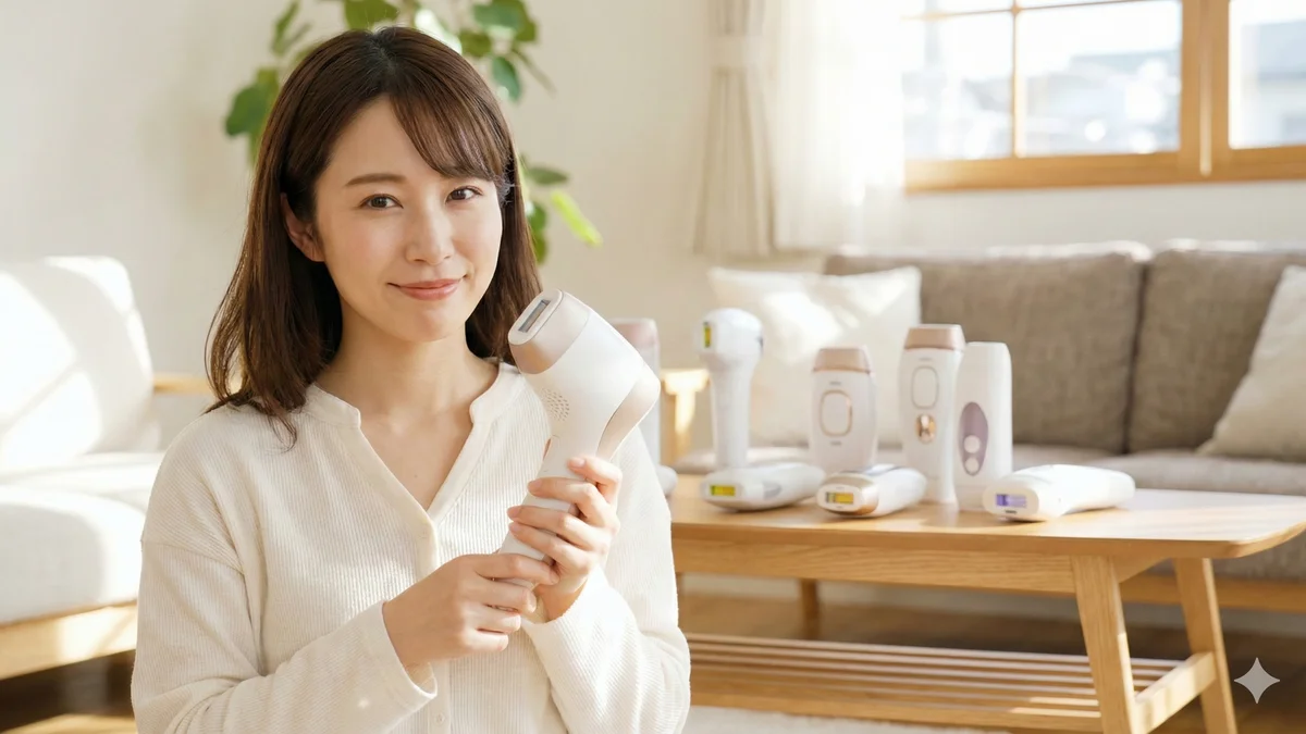 自宅でできる脱毛方法｜IPL・レーザー脱毛器の選び方と使い方