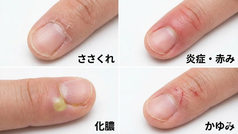 爪周りのトラブル