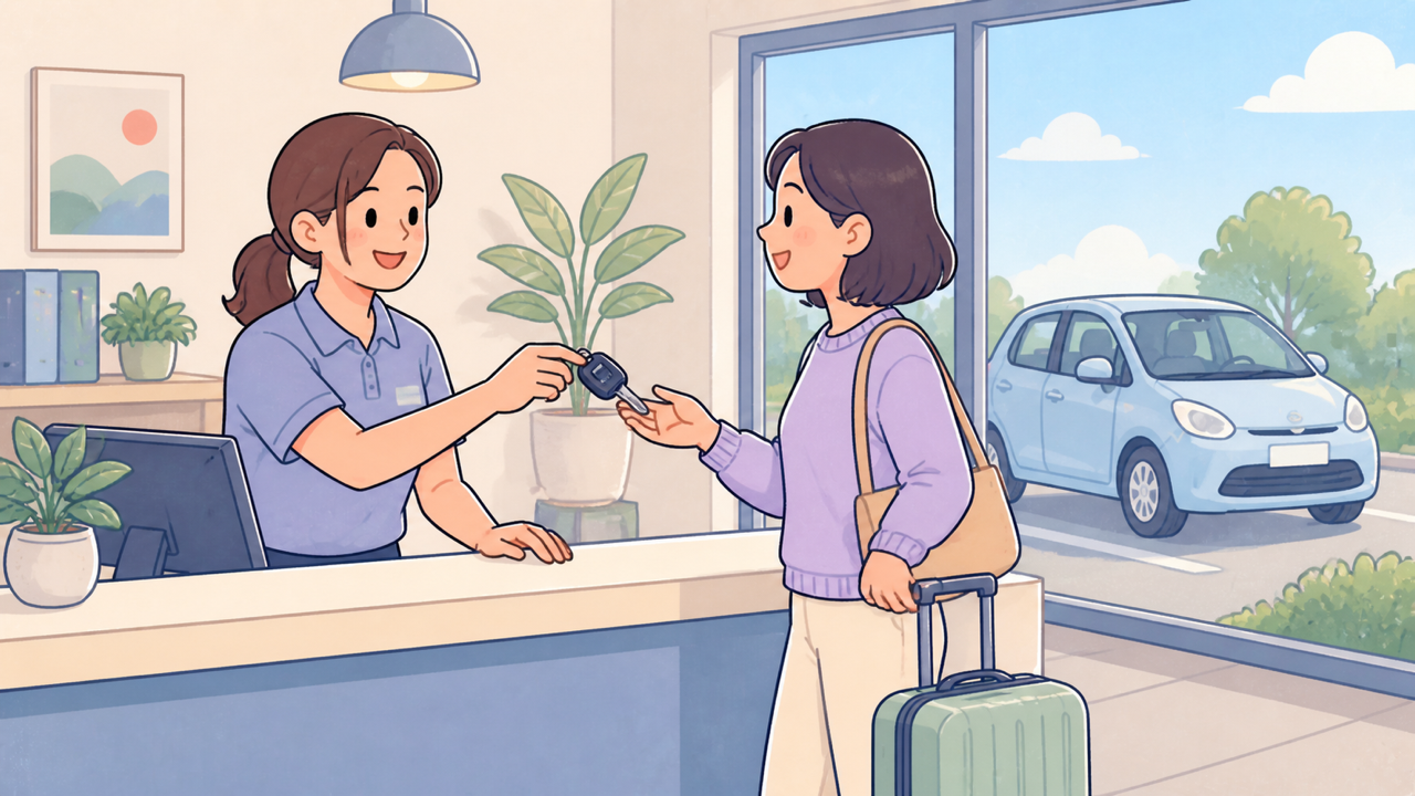 レンタカーを借りる英会話